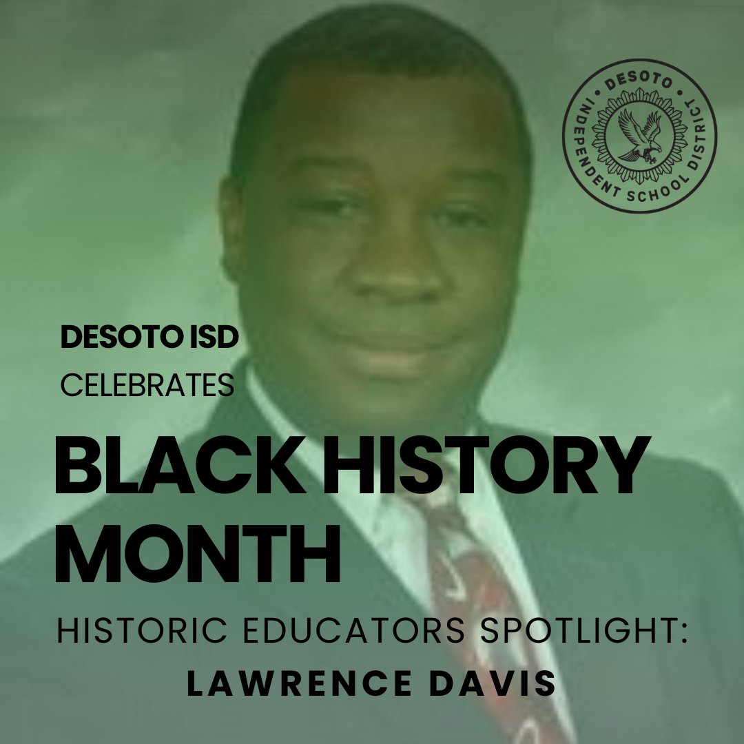 As we celebrate Black History Month, Larry Davis’s career stands as a testament to the power of educational leadership and its lasting impact on communities. 

Read More : 
desotoisd.org/news/newsroom/…

#SoaringHigher #desotoisd #desototripleaexperience