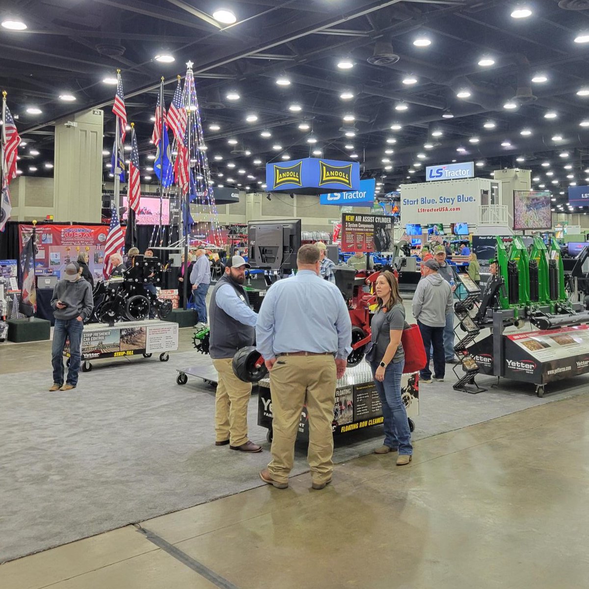 YetterFarmEquip's tweet photo. We had a fantastic time connecting with so many folks in our booth at the 2025 National Farm Machinery Show earlier this month! Thanks for visiting us! Have a safe and successful spring planting season! #NFMS25 #yetterfarmequip @KYNFMS https://t.co/o5VtXxoD0z