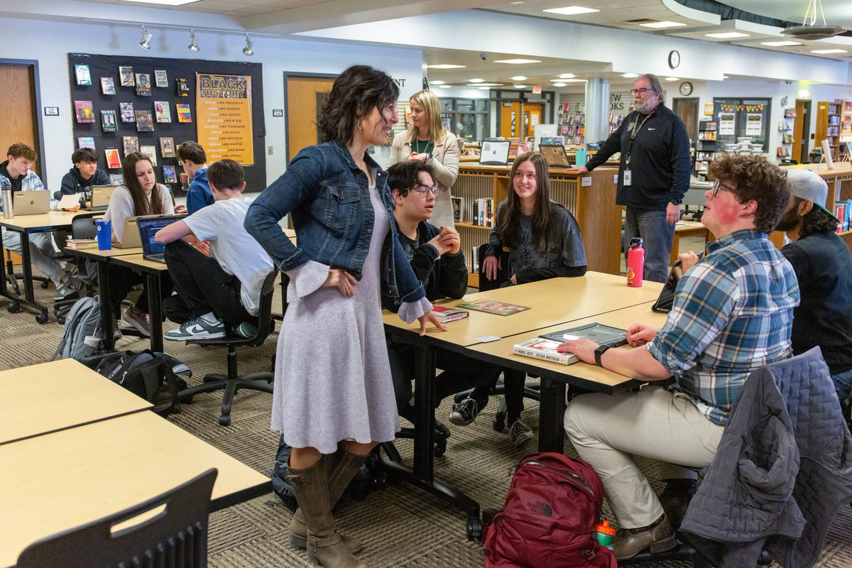 We are excited to share that <a href="/bvhs_tigers/">Blue Valley High School</a>' Casey Engel has been named a 2025 Kansas Master Teacher recipient! 💙🍎🥳

The award program, established by <a href="/emporiastate/">Emporia State Univ.</a> in 1954, recognizes excellence in Kansas educators. She is one of just seven selected from across the state.
