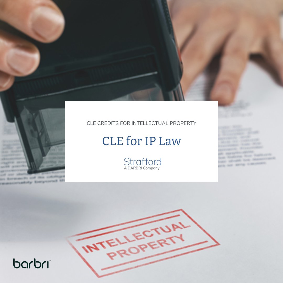 Stay ahead in IP law with BARBRI CLE, powered by Strafford. 📚✨ Expert-led courses on copyright, trademarks, patents &amp; more—live &amp; on-demand. Earn CLE credits &amp; elevate your practice.

🔗pulse.ly/egzydvtaxa