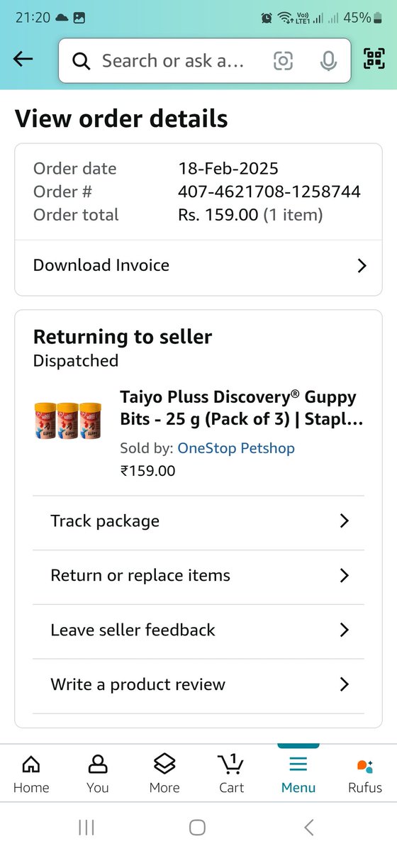 KumarUmender's tweet photo. @amazon
@amazonIN @AmazonHelp - Pathetic service, Order cancelled from door Step by delivery agent without my consent ...

Needed this by tommrow https://t.co/gjNqapDwCJ