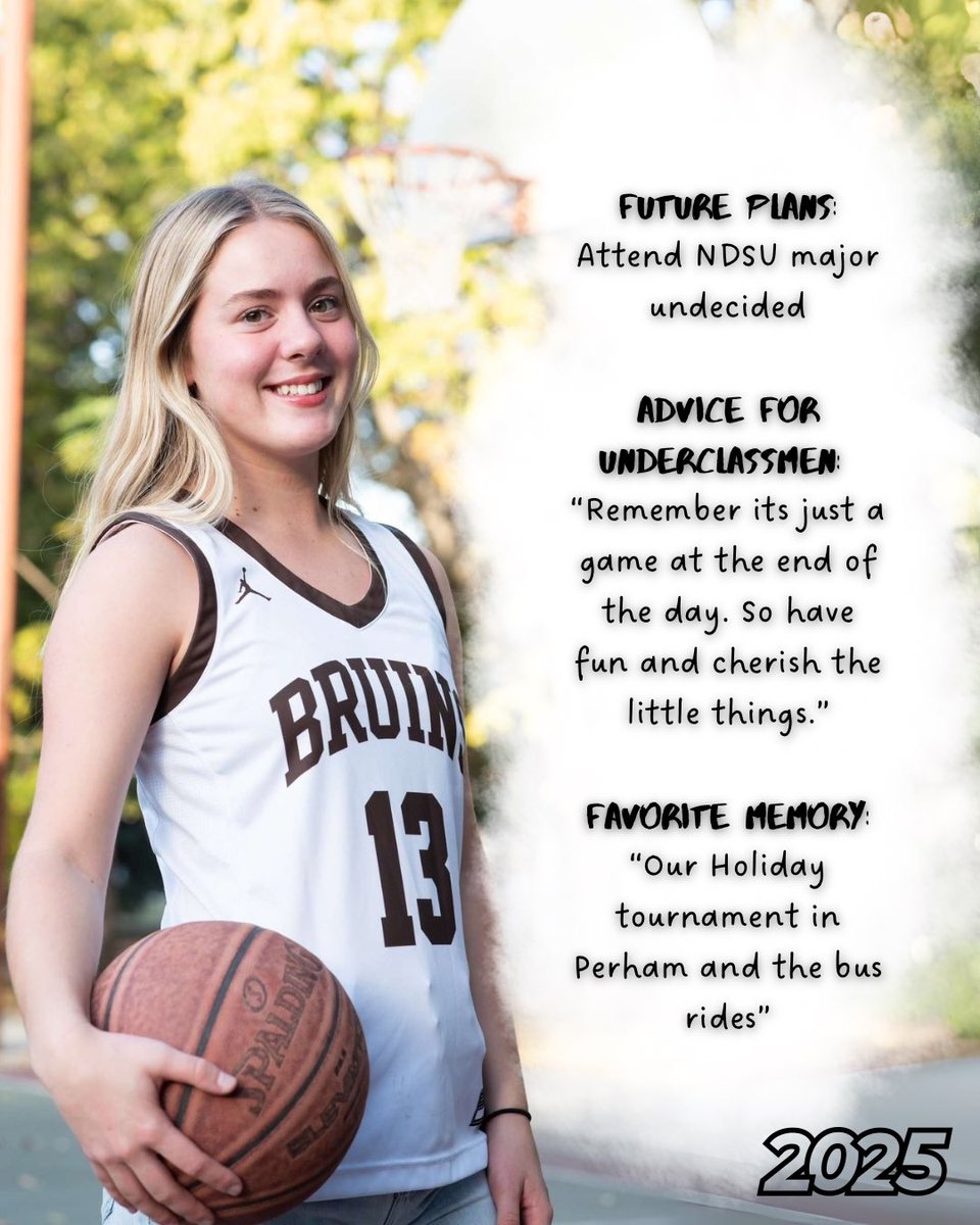 🐻🏀 SENIOR SPOTLIGHT 🏀🐻

#13 Mea Nylander