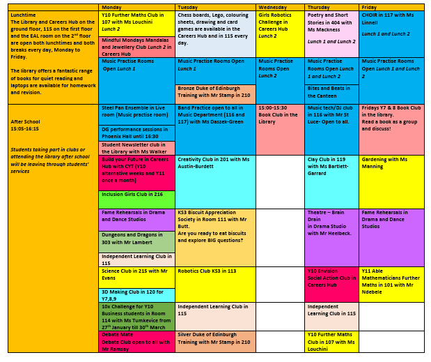 Thank you to all the staff who support our packed #EnrichmentProgramme. And thank you to <a href="/MissNCareersHub/">MissN</a>  for all you do to support this. deptfordgreen.lewisham.sch.uk/attachments/do… #explore #dream #discover