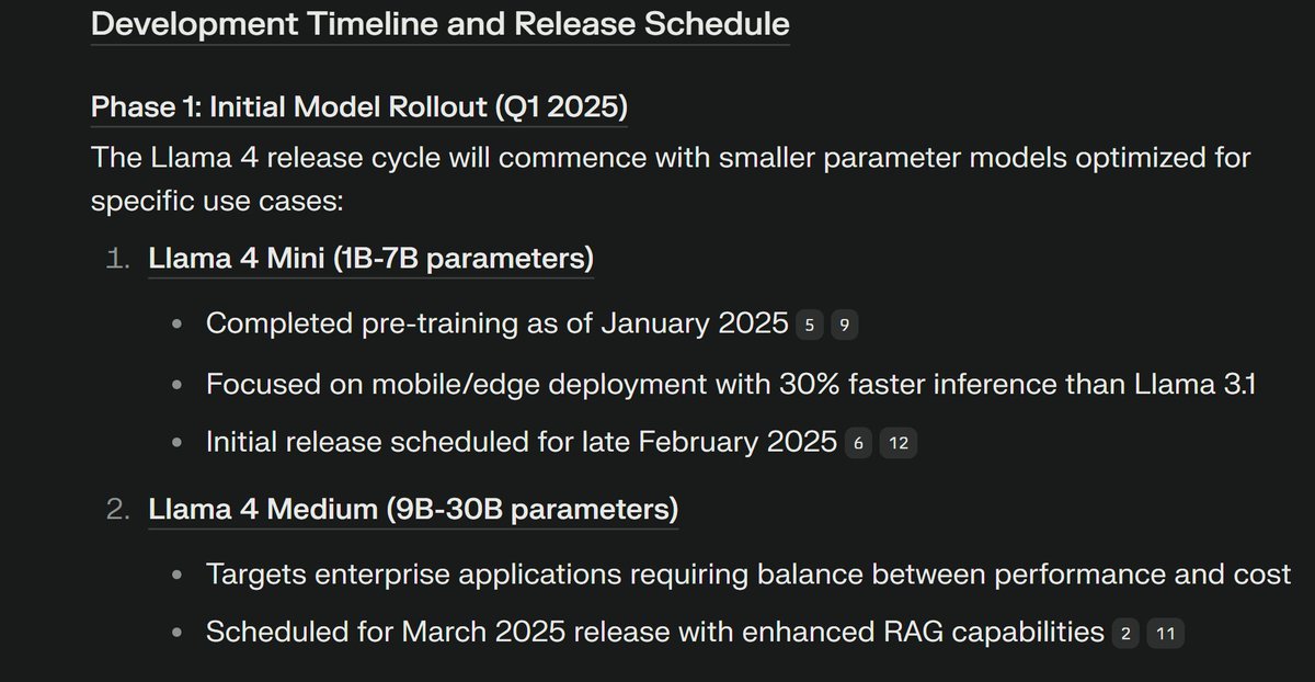 leore245's tweet image. Grok 3 DeepSearch is amazing and has genuinely been much, much better than its competitors, Perplexity Deep Research and Gemini Deep Research.

When asked about the release dates of Llama 4 models, Perplexity provides old, outdated information and does not mention LlamaCon, where…