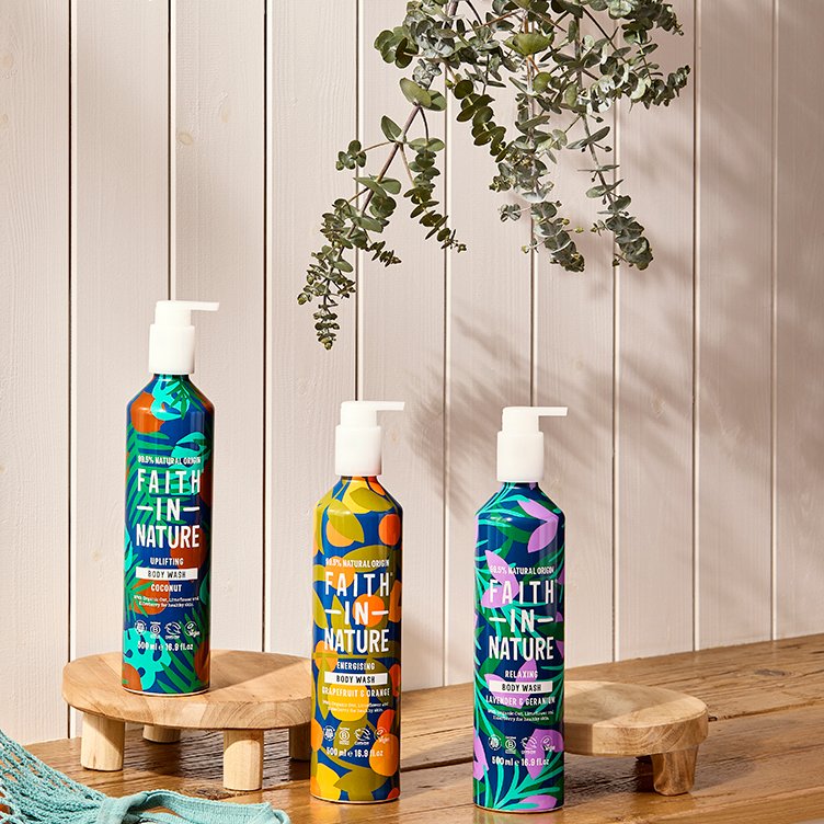 A conscious shower 🚿

If you are concerned with easing your #environmental load then <a href="/FaithInNature/">FaithInNature</a>'s new range of shower gels in aluminium bottles are for you. Each one features a unique blend of active #natural ingredients 🌿Read our full review 👉mynaturallifestyle.co.uk/imag/nlwinter2…