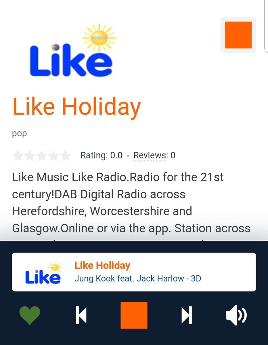 Thank you so much  <a href="/LikeRadioWorld/">Like Radio World</a> for playing #3D by #Jungkook ft 
#JacKHarlow on your show this afternoon