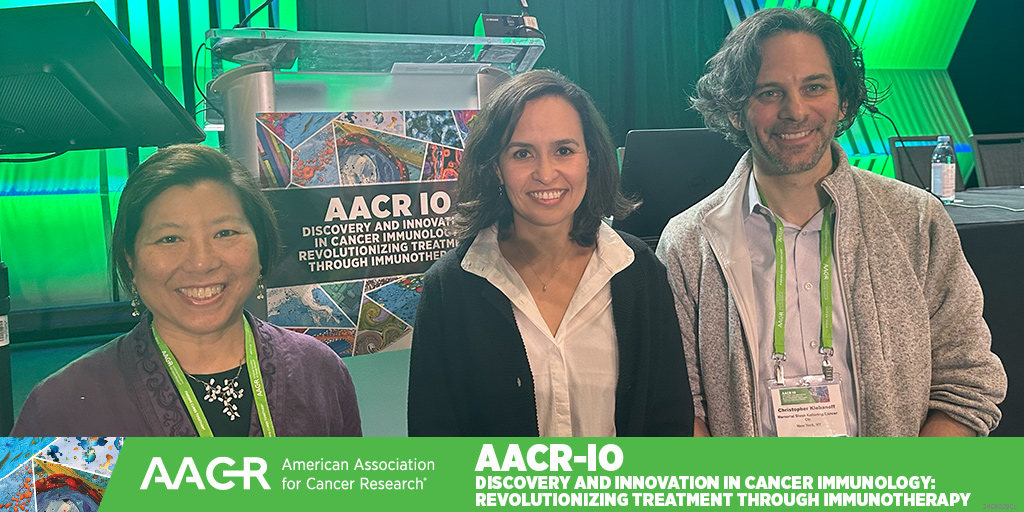 AACR (@aacr) on Twitter photo Personalized Therapies Targeting Neoantigens: Catherine Wu, Alena Gros, and Christopher A. Klebanoff addressed this topic in a symposium at the inaugural AACR IO Conference on Discovery and Innovation in Cancer Immunology. #AACRIO25 <a href="/KlebanoffLab/">Klebanoff_Lab</a> Personalized Therapies Targeting Neoantigens: Catherine Wu, Alena Gros, and Christopher A. Klebanoff addressed this topic in a symposium at the inaugural AACR IO Conference on Discovery and Innovation in Cancer Immunology. #AACRIO25 <a href="/KlebanoffLab/">Klebanoff_Lab</a>