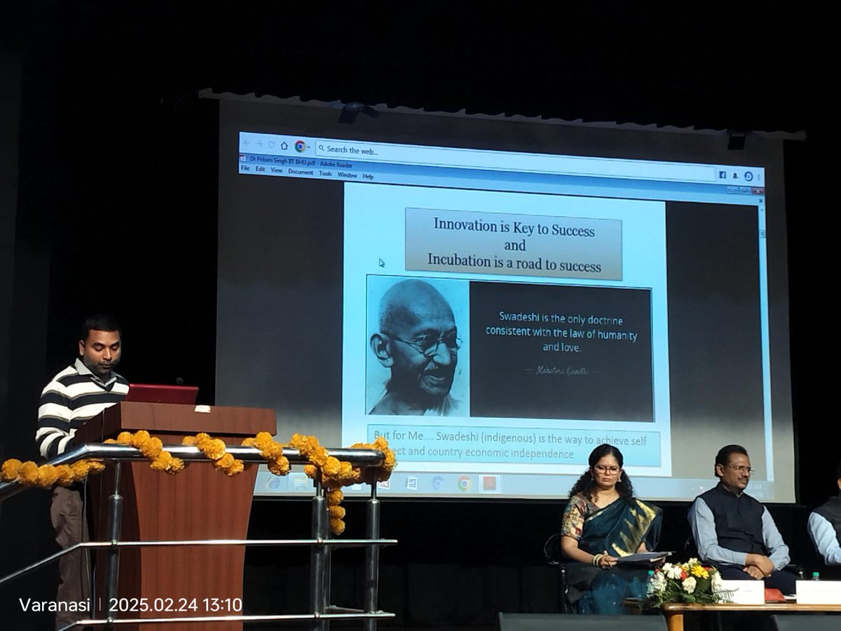 Cell_Grid's tweet image. Dr. Preetam Singh (Asso. Prof. @ IIT-BHU &amp;amp; Founder of @BiezelLtd &amp;amp; @Cell_Grid) delivered a talk on "Entrepreneurship through Innovation &amp;amp; Incubation" on the closing day of @KTSangamam 3.0 and highlighted the innovative projects currently in progress at Biezel &amp;amp; CellGrid.
#Energy
