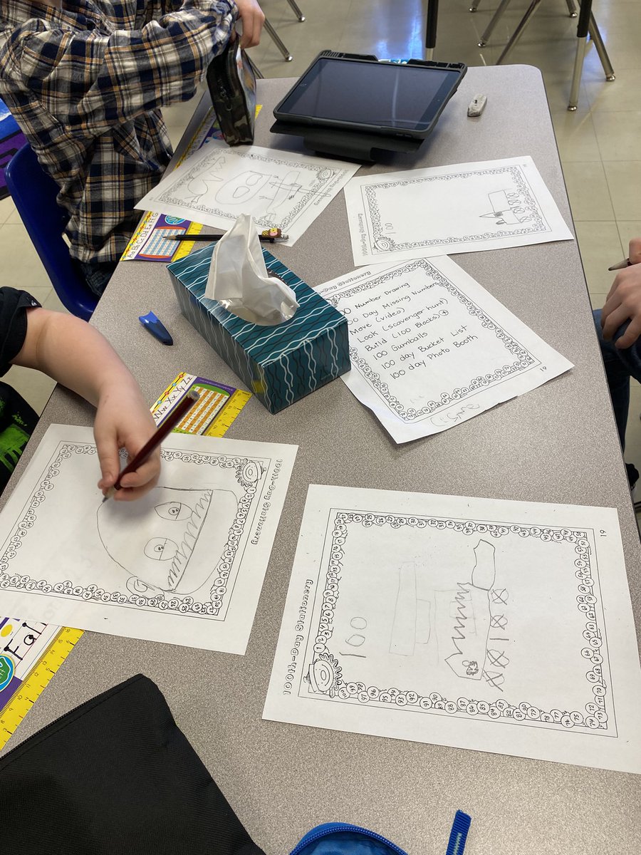 100 day activities at Joseph H Kerr School last week!