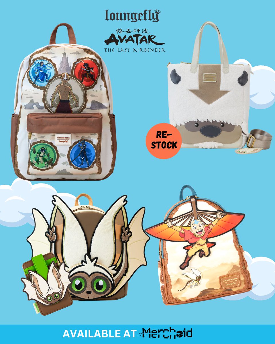 🚨 LAST Loungefly drop of February is HERE! and what a pairing haha! 🤣

Grab yours now at Merchoid.com.
#Loungefly #Shrek #ATLA #OgresHaveLayers #ElementalStyle #Merchoid #merchoidstyle #shrekloungefly #loungeflycollection #loungeflycollector #avatarthelastairbender