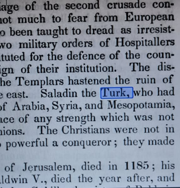 TÜRKLER UYUMAYI SÜRDÜREBİLİR!

SELAHADDİN EYYÜBİ'NİN TÜRKLÜĞÜNE DAİR 

PAPALIK ARŞİVLERİNE GEÇEN İFADE

"TÜRK SELAHADDİN!

Kürt sitelerinde (Bitlisname.Com) gibi yerlerde 

inanilmaz yalan tarih paylaşılıyor..