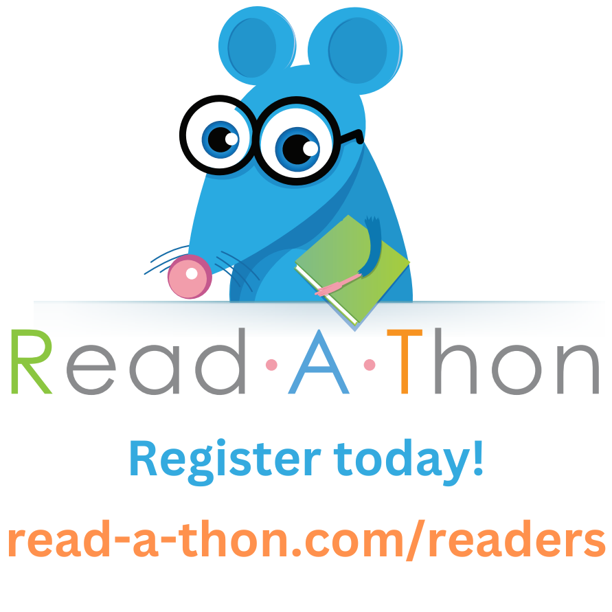 Read-A-Thon officially starts TODAY! Get registered, send messages, and start logging your reading! Check out our school dashboard at tinyurl.com/icjhrat.