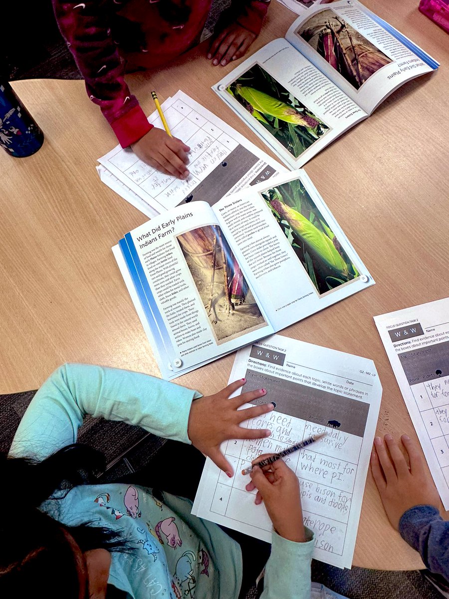 Cyrusm344's tweet photo. Today 2nd Graders continued to dive into the West! We looked for points in texts that we could put into our informative paragraphs as evidence. #parkviewpride #novipride @NoviParkview @NCSD 🦬🦬🦬 https://t.co/hR02sWanPW