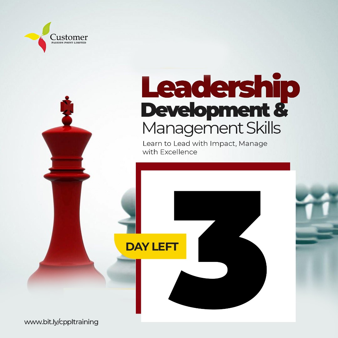 ikechuk's tweet photo. It just has three days to go. In case you are still struggling with the decision to attend the training, be reminded that you will learn to adapt quickly to changes, manage crises efficiently, and stay ahead of competitors. Click below #Now
 https://t.co/kt1jh454Xp https://t.co/01XGPSaMGy