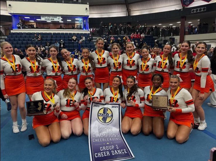 Congratulations to the BHS Cheerleaders on an incredible competition weekend!
State Champions – Game Day Large Varsity State Champions – Traditional Group 2 3rd Place – Medium Varsity Traditional
#barnegatinspires