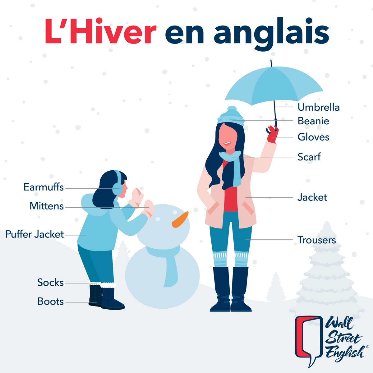 11 vêtements et accessoires en anglais pour se tenir au chaud pendant l'hiver : wallstreetenglish.fr/fiches-anglais…