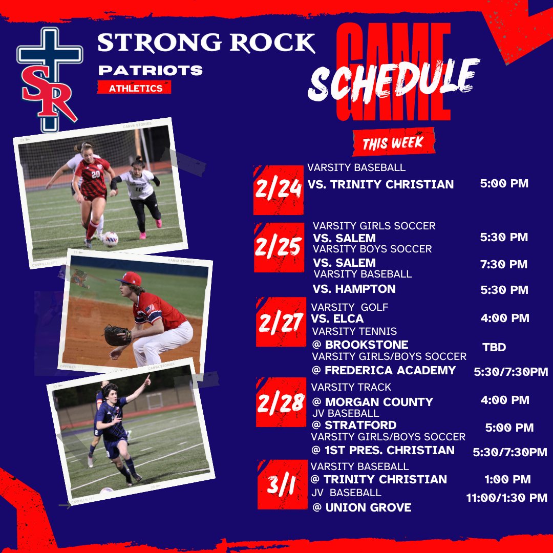 Strong Rock Christian School Athletics tweet media