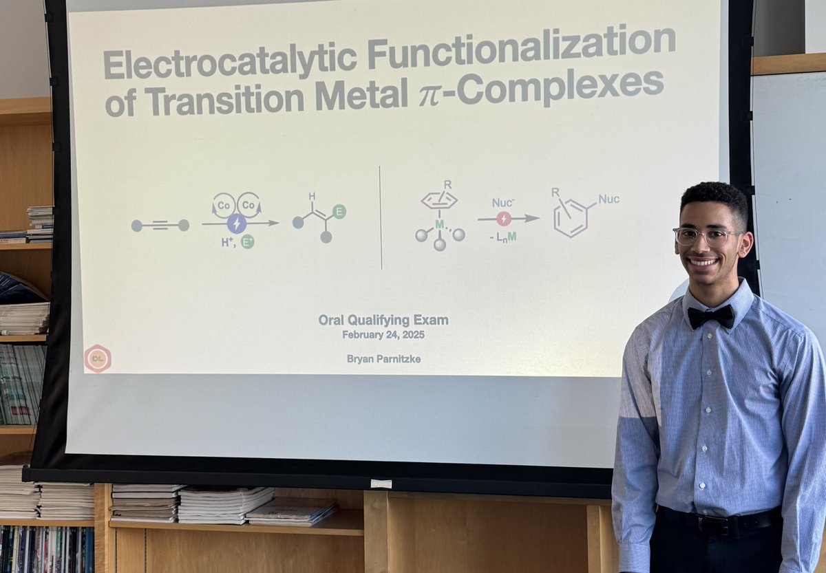 Congrats to Bryan on a fantastic qualifying examination! We are so proud of you! #newPI #phdlife #chemtwitter
