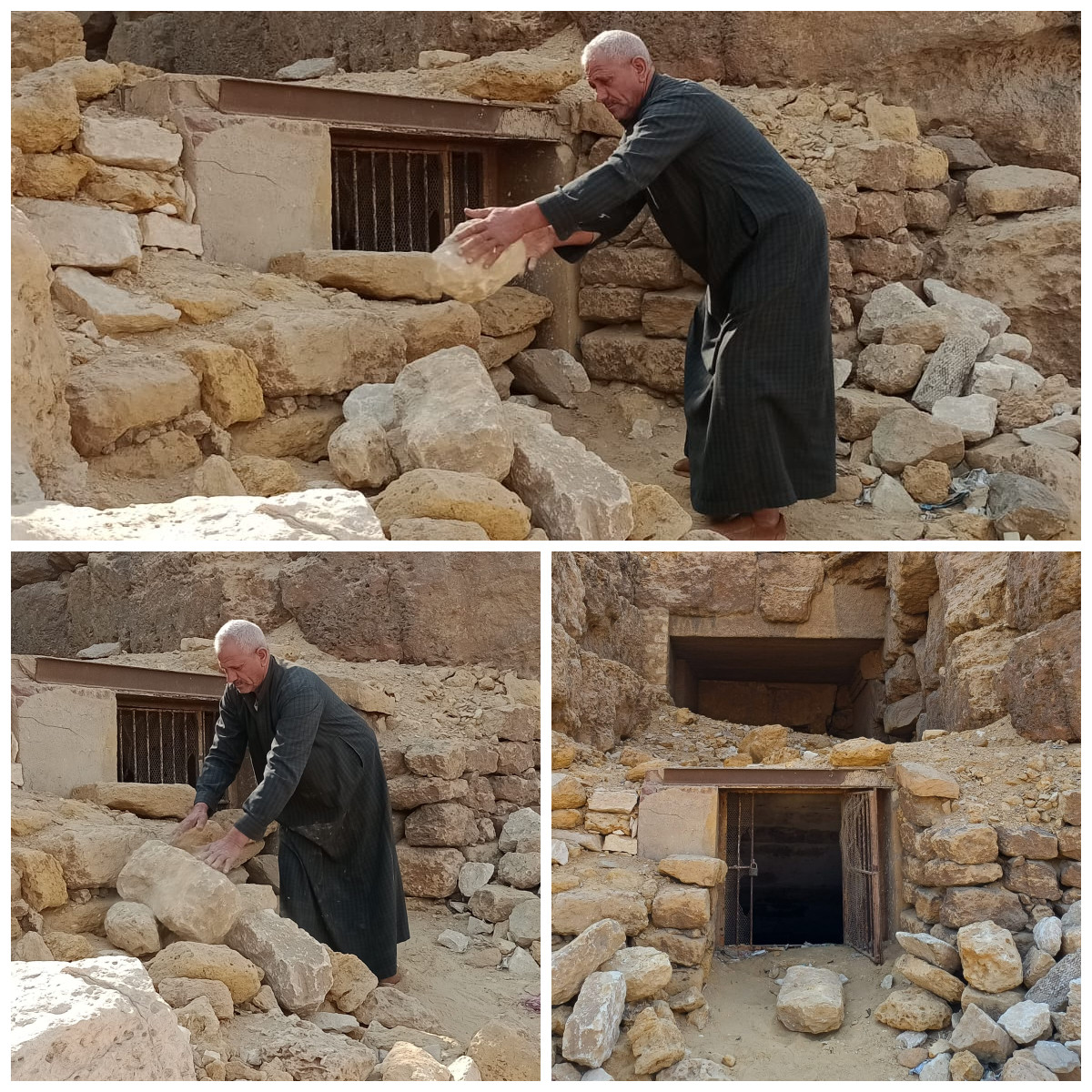 MastabaFaraona's tweet photo. Ekscytujący moment dla całego zespołu polsko-egipskich archeologów: otwarcie Mastaby Faraona. 🤩

#PolscyArcheolodzy #FundacjaUmbraOrientis #IKŚOPAN #MisjaMastabaFaraona #archeologia #Egipt https://t.co/pvVr6lSMfT