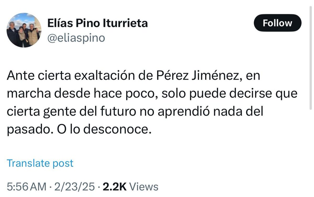#24FEB | <a href="/eliaspino/">Elías Pino Iturrieta</a> Y qué aprendiste tú, luego de firmar la carta pública en 1989 para adular a Fidel Castro, quien ya tenía 30 años de tiranía en Cuba?