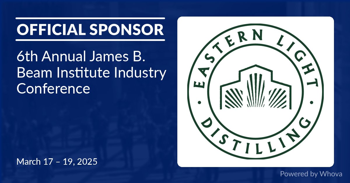 We're thrilled to be a primary sponsor of the upcoming Annual James B. Beam Institute Industry Conference! Join us by getting tickets here: beaminstitute.ca.uky.edu/conference