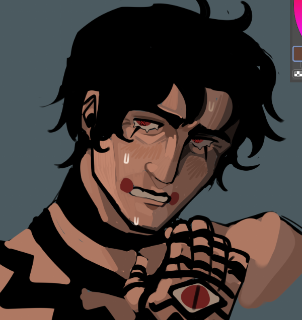 foxhornes's tweet photo. its kinda fun redrawing ocs,, erm anyways ark [ #dkshackart ] https://t.co/kSVEzysEli