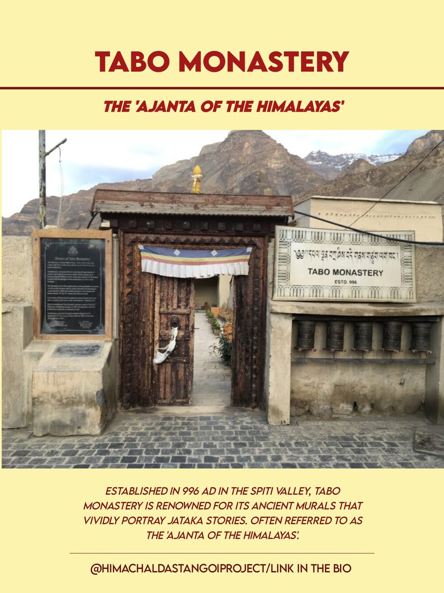 thealigarhwala's tweet photo. 1/4
"Influence of Jataka Tales in Himachal Pradesh"

From the Article, 3: "The Lost Tales of Jātaka"
..
The Jataka Tales, chronicling the Buddha's previous incarnations, have profoundly influenced the cultural and artistic landscapes of Himachal Pradesh and its.. https://t.co/iWNgr4GYLa