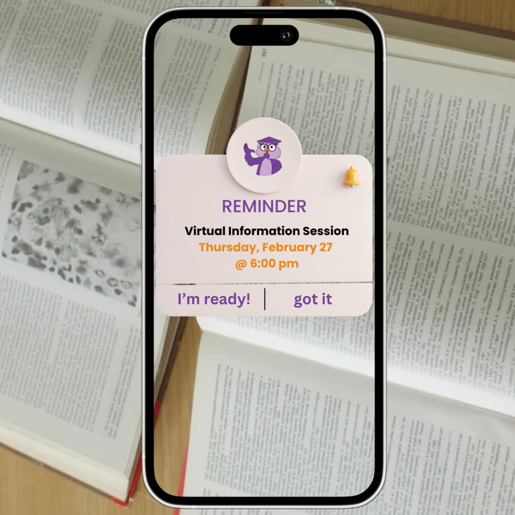 ATTENTION! 📢
Are you an Owl with friends who want to join the #1 Virtual School in Texas? Anyone can sign up for a virtual information session on Thursday, Feb. 27, at 6:00 pm. Register for the session here: iuniversityprep.org/o/iup/page/inf…