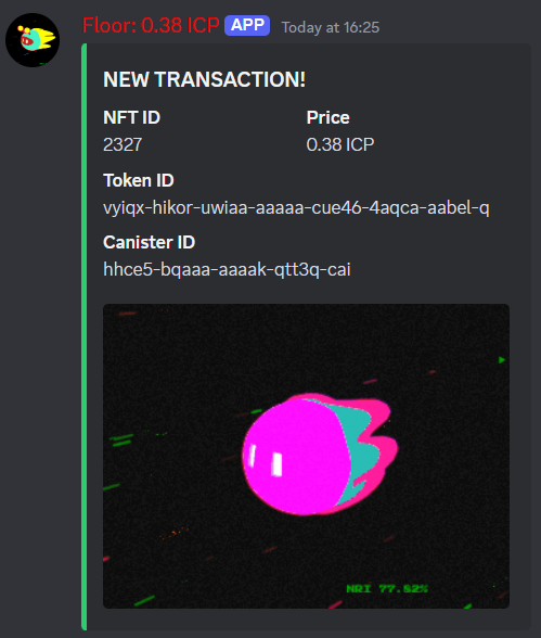 We've just launched a listings &amp; sales NFT bot for #MotokoPals on the @MyArtBar Discord server.

Want to easily check listings &amp; sales without leaving Discord?  This is the perfect solution for you!

We're always working to improve your experience &amp; make it smooth at #DragonLabs