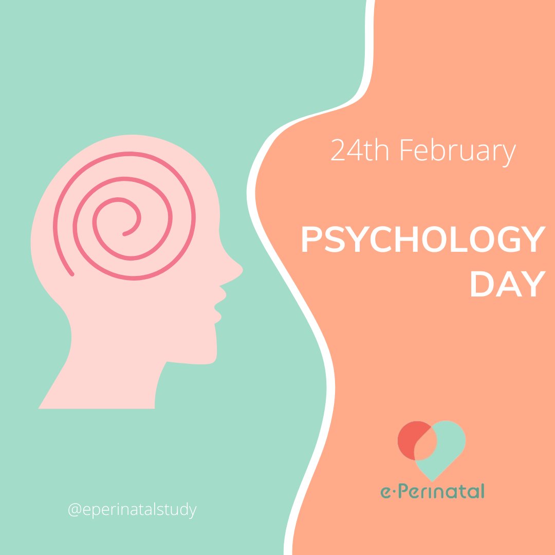 Happy Psychology Day from the e-perinatal team! 🎉🧠 Psychology is a science that transforms lives and helps us understand human behavior. Today, we celebrate all the psychologists who make the world a more healthier place. 🌱💙 #PsychologyDay  #MentalHealth #ePerinatal
