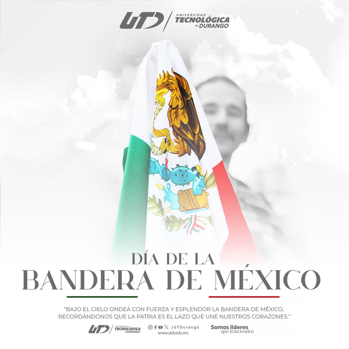 🇲🇽 ¡Hoy celebramos el Día de la Bandera! 🇲🇽
Un símbolo de orgullo, unidad y libertad que nos une como mexicanos. 💚🤍❤️
#SomosBúfalos #SomosLideresqueTrascienden #UTDurango