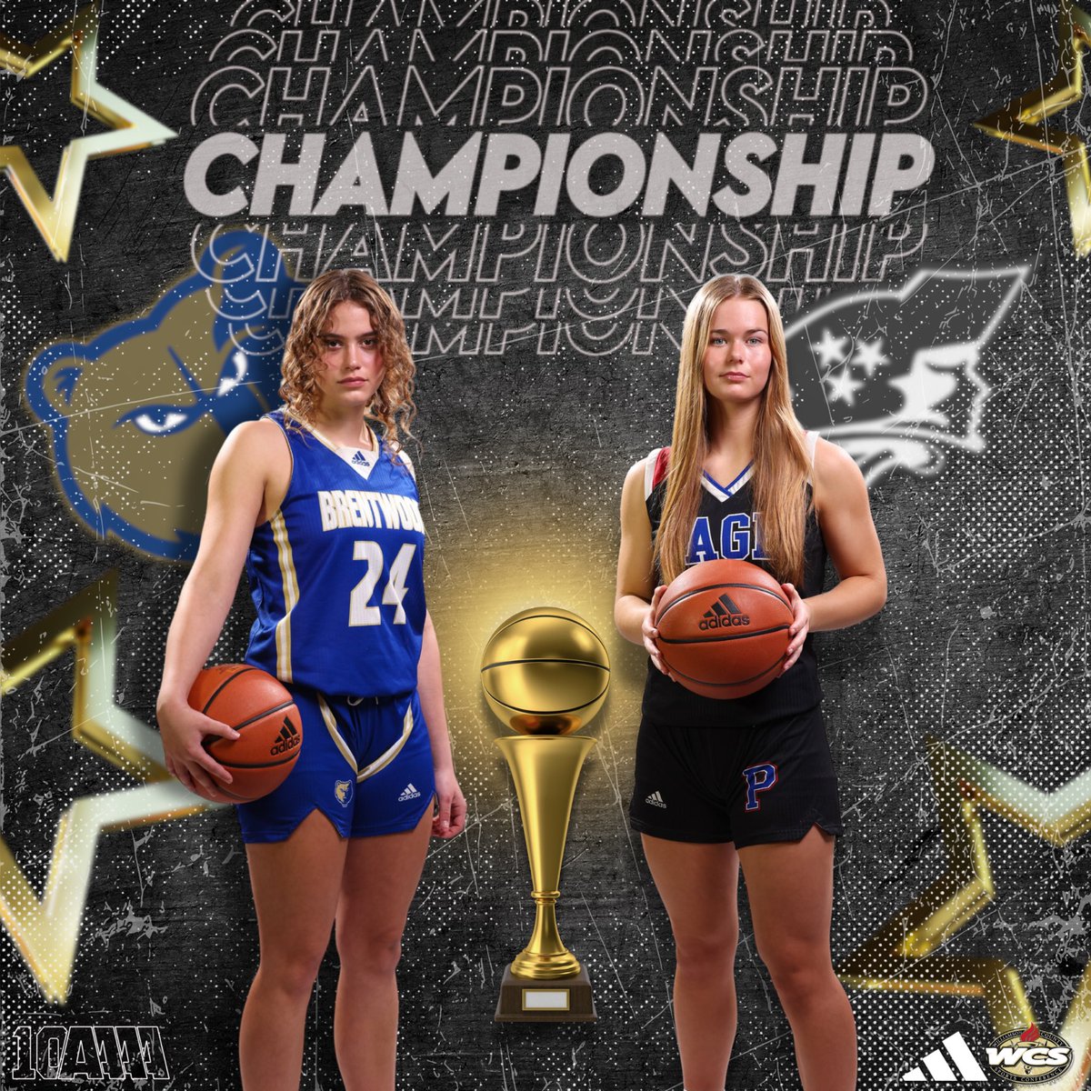 Page High Athletics (@wcsphsathletics) on Twitter photo The 10AAAA Consolation & Championship games take place at Page tonight!
6pm: Franklin vs Nolensville (Consolation)
7:30pm: Page vs Brentwood (Championship)
<a href="/wcsNHScl/">NHSWomen'sBasketball</a> <a href="/wcsFHSLadyHoops/">Franklin WBB- Lady Admirals</a> <a href="/wcsBHSLdyBruins/">Brentwood Lady Bruins</a> <a href="/PHSLadyBBSB/">PHSLadyHoops</a> <a href="/wcsCOAthletics/">WCSsportsConference</a>
Graphics: Cole Graham (PHS Sports Marketing) The 10AAAA Consolation & Championship games take place at Page tonight!
6pm: Franklin vs Nolensville (Consolation)
7:30pm: Page vs Brentwood (Championship)
<a href="/wcsNHScl/">NHSWomen'sBasketball</a> <a href="/wcsFHSLadyHoops/">Franklin WBB- Lady Admirals</a> <a href="/wcsBHSLdyBruins/">Brentwood Lady Bruins</a> <a href="/PHSLadyBBSB/">PHSLadyHoops</a> <a href="/wcsCOAthletics/">WCSsportsConference</a>
Graphics: Cole Graham (PHS Sports Marketing)