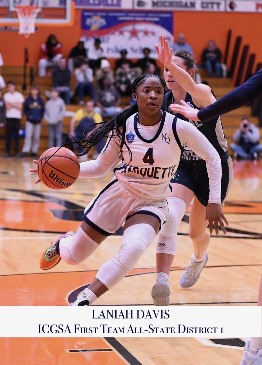 MQTGirlsHoops's tweet image. In addition to receiving an offer from @ValpoWBB yesterday, @LaniahDavis19 earned ICGSA First Team All-State District 1 honors!

Awards season is just beginning for Davis and the Blazers!