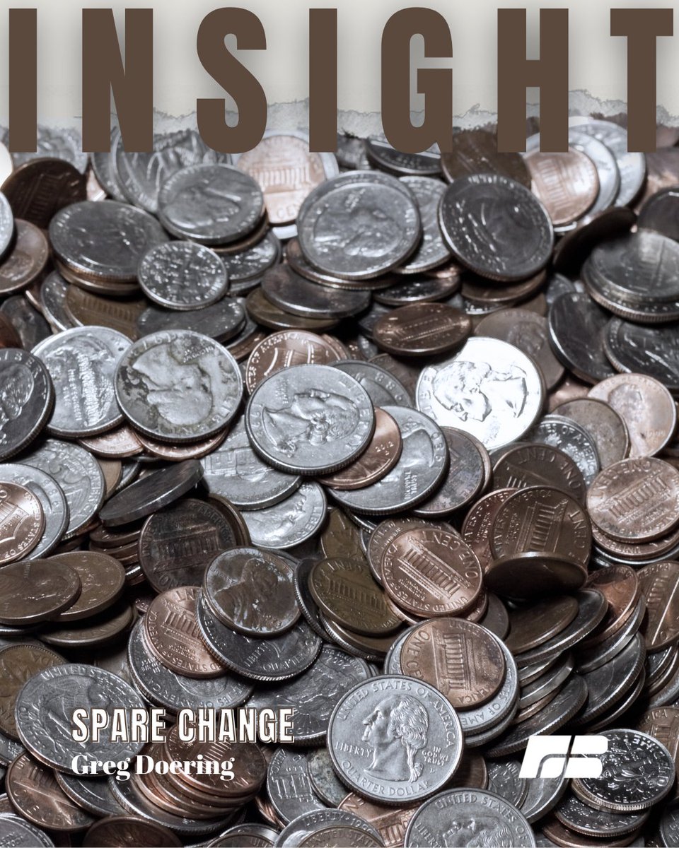 The latest Insight by <a href="/GregKfb/">Greg Doering</a> : Spare change kfb.org/Article/Spare-…