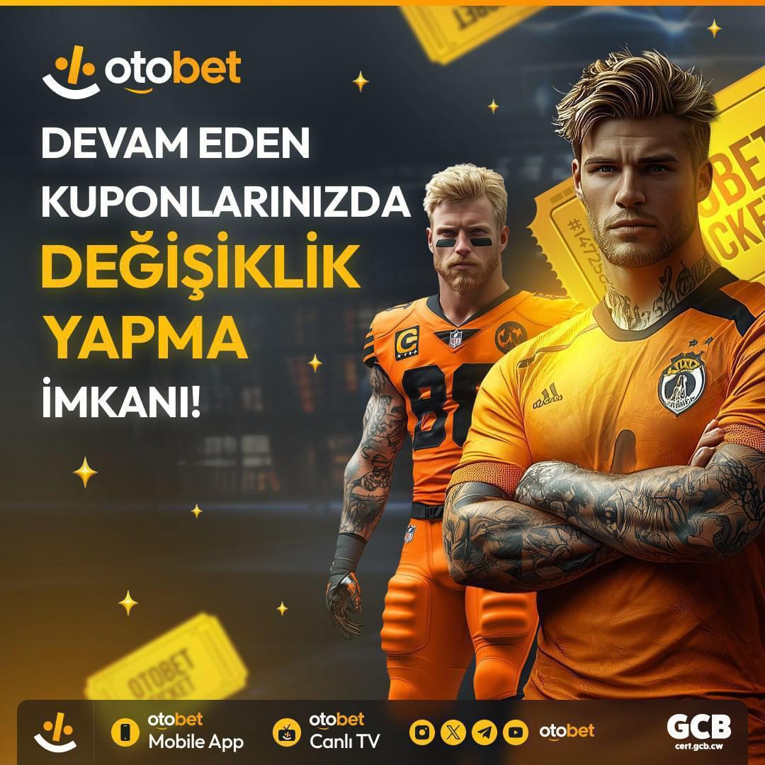 ⚡️Otobet’te Bahislerinizi Yeniden Şekillendirin!

⚡️ Bahis keyfinizi üst seviyeye taşıyan yenilik! Otobet, sizlere Bahis Düzenle imkanı sunarak, kuponlarınızı istediğiniz gibi değiştirme özgürlüğü tanıyor!

⚡️ Kuponların Merkezi, Yüksek oranların Adresi
⚡ cutt.ly/4eJCYpSE