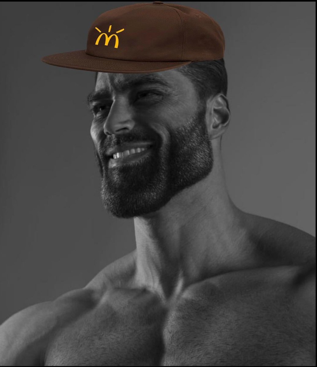 gigachad's tweet image. Hi @McDonalds! Are you hiring? 

(Asking for a friend)