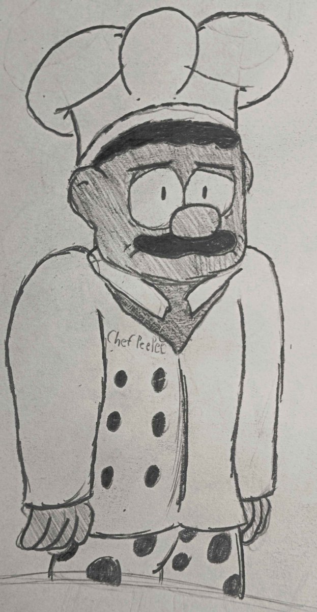ThePlaywaster's tweet image. I disliked Chef PeePee's design in the animation, so I designed him to look more closely to his puppet design.
My biggest issue with the design was that he's way too skinny in the animation.
#sml #chefpp #chefpeepee #smlanimated