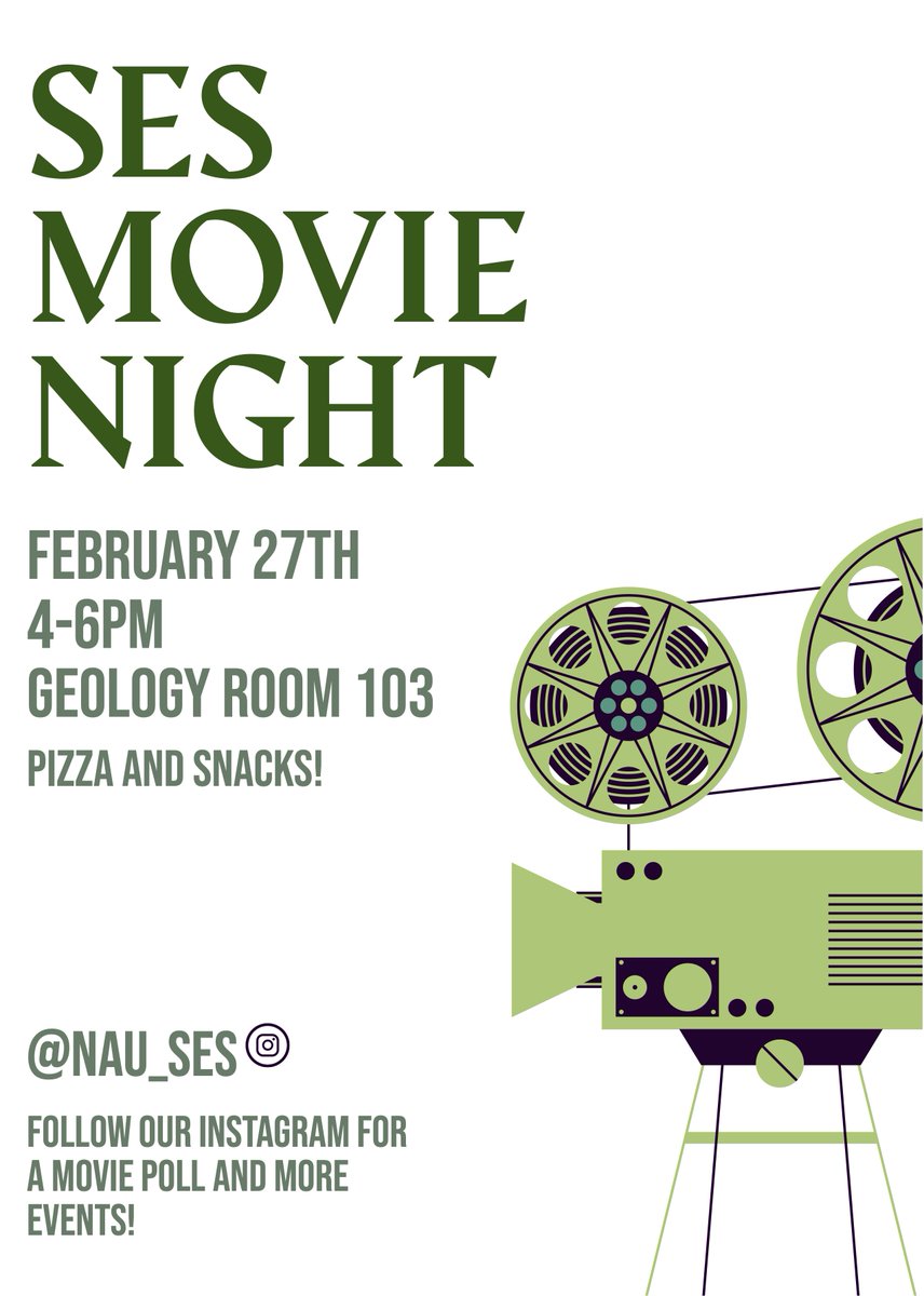 SES Ambassadors are hosting a movie night for students on February 27th!   Join us!
