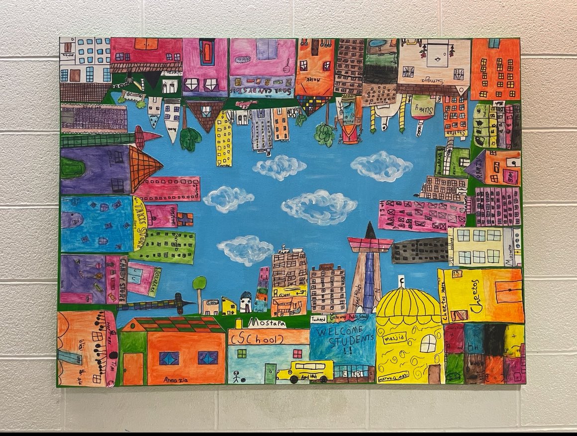 TDSB Welcoming Communities (@welcome_tdsb) on Twitter photo Our collaborative group art project, My Home, Our Community, created with Gateway PS newcomer students. It is now on permanent display at the school.
<a href="/tdsb/">Toronto District School Board</a> <a href="/TDSB_CS/">TDSB Community Services</a> <a href="/CitImmCanada/">IRCC</a> <a href="/TDSBGatewayPS/">Gateway PS</a> #tdsbnewcomerstudents Our collaborative group art project, My Home, Our Community, created with Gateway PS newcomer students. It is now on permanent display at the school.
<a href="/tdsb/">Toronto District School Board</a> <a href="/TDSB_CS/">TDSB Community Services</a> <a href="/CitImmCanada/">IRCC</a> <a href="/TDSBGatewayPS/">Gateway PS</a> #tdsbnewcomerstudents