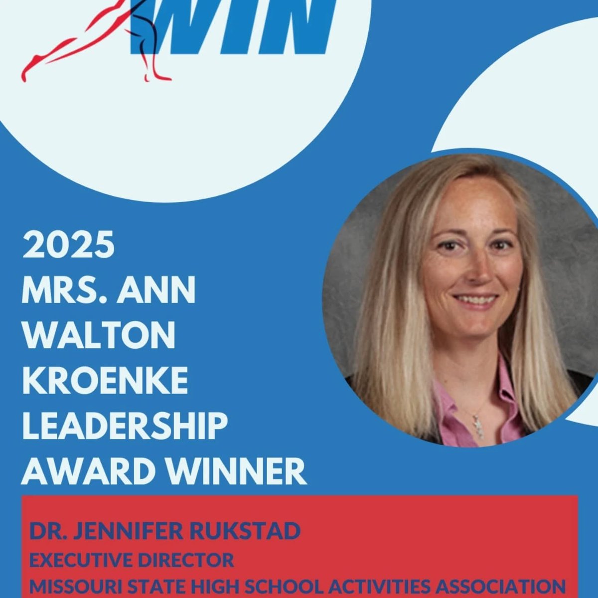 Dr. Jennifer Rukstad receives the WIN for Columbia (Women Intersport Network) 2025 Mrs. Ann Walton Kroenke Leadership Award during the 28th Annual Awards Luncheon!