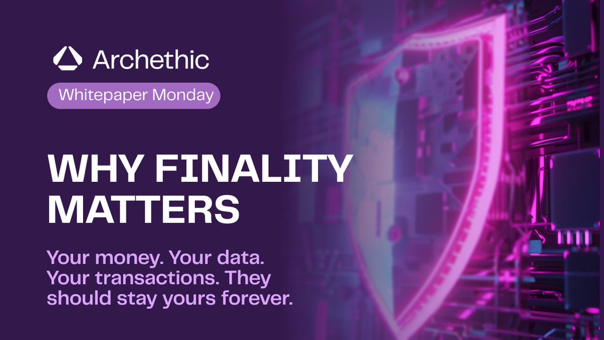 🔐 What if your bank could reverse a payment weeks after you made it? What if a blockchain could rewrite history?

In traditional finance and even some blockchains, transactions aren’t truly final. They can be reversed, censored, or altered, raising serious concerns about trust