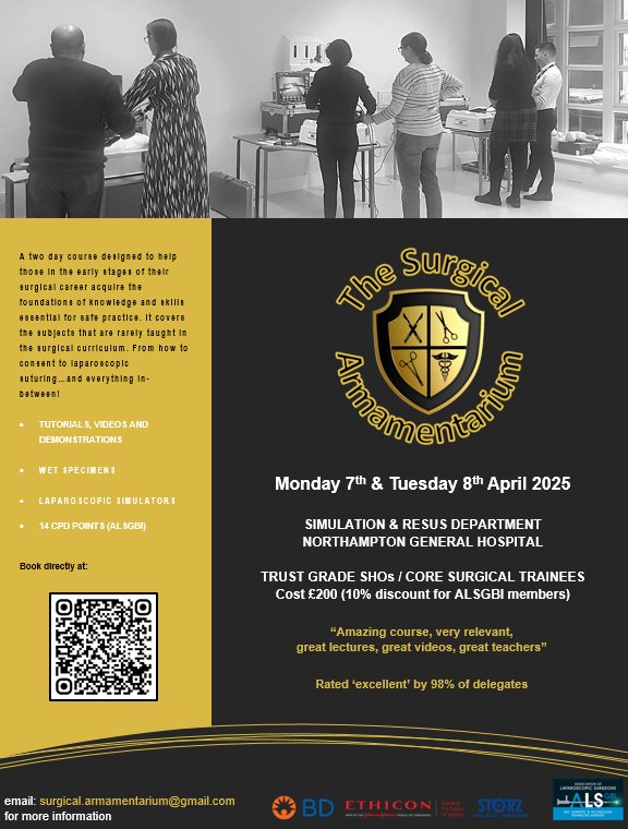 Book now@ eventbrite.co.uk/e/surgical-arm…

<a href="/KARLSTORZUK/">KARL STORZ - UK</a> <a href="/BDandCo/">BD</a> <a href="/jjmt_surgery/">Johnson & Johnson MedTech | Surgery</a>  <a href="/NGHMedicalEd/">NGH Medical Education</a> <a href="/NGHnhstrust/">Northampton General Hospital 💙</a>  <a href="/NGHSim_Resus/">NGHSim&Resus</a>