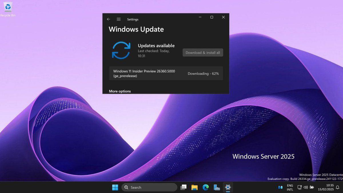 JamesvandenBerg's tweet image. Become a Windows Server Insider 💗💚💙💛
mountainss.wordpress.com/2025/02/15/ins…
#WindowsInsiders #WindowsServerInsiders #Winserv #WindowsServer2025 #Hyperv #Copilot #feedback #Innovation #features @windowsserver #MVPBuzz 
#ITPro #AzOps #DevOps #SecOps 👍