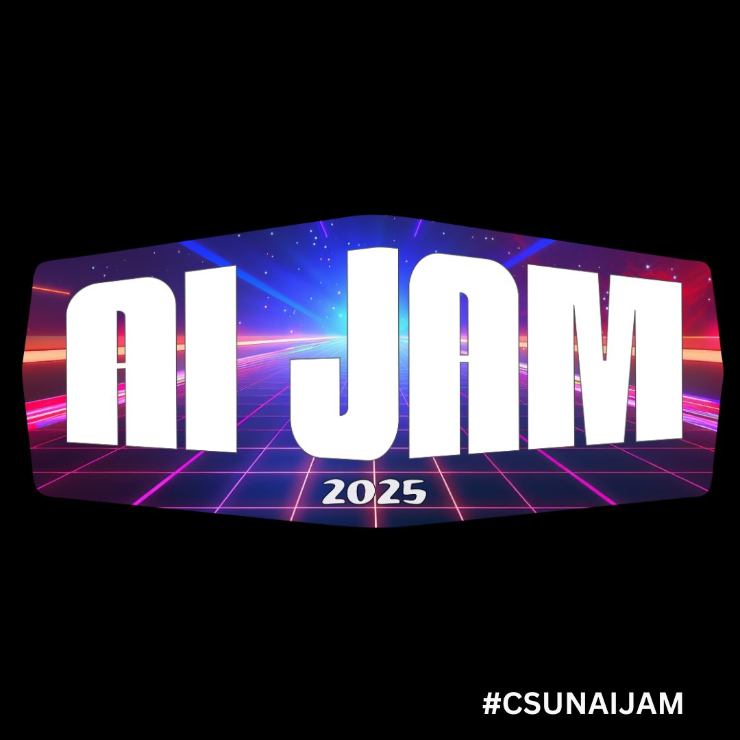CSUNAcadTech's tweet image. How can AI be leveraged to truly benefit the CSUN community?  AI Jam 2025 invites student teams to take on this challenge by proposing innovative ways to use AI to empower student connection and build a stronger community. The kick off is 3/5! csun.edu/it/academic-te…