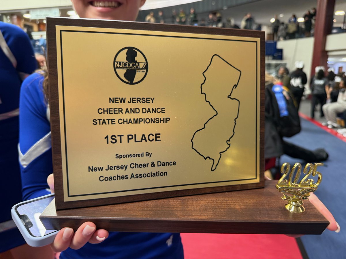 Holmdel Athletics (@holmdelhornets) on Twitter photo Congratulations to our Competition Cheer team for placing 1st in the NJCDCA State Championship! <a href="/HolmdelHS/">Holmdel High School</a> #WeAreHolmdel Congratulations to our Competition Cheer team for placing 1st in the NJCDCA State Championship! <a href="/HolmdelHS/">Holmdel High School</a> #WeAreHolmdel