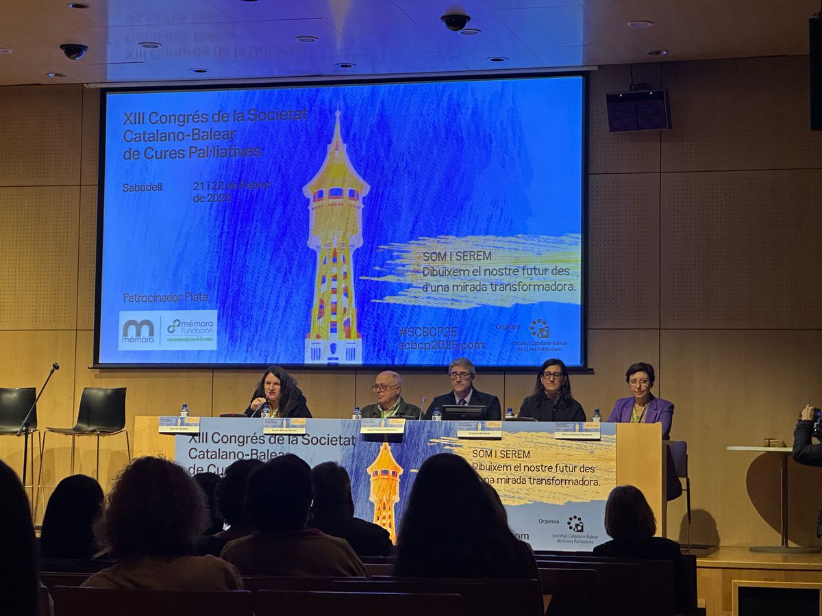 catedracpal's tweet photo. La càtedra present en el XIII Congrés de la @SCBCPal. Una jornada enriquidora amb la participació de docents i col·laboradors dels màsters en Atenció pal·liativa i Atenció psicosocial i espiritual, i l'assistència dels alumnes Fellow. #SCBCP25 https://t.co/9eAyOcebyg