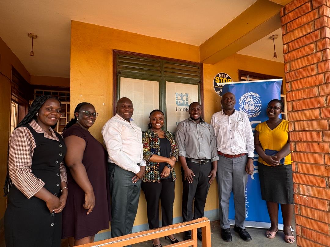 Ms. Sharon Nyambe, UNODC Country Head, grateful for your visit today at UYDEL  to reflect on our youth crime prevention activities, supported by UNODC and Uganda Netherlands Embassy.
100 NGO staff; 20 crime prevention initiatives. 2,000 peace ambassadors and vocational skills.