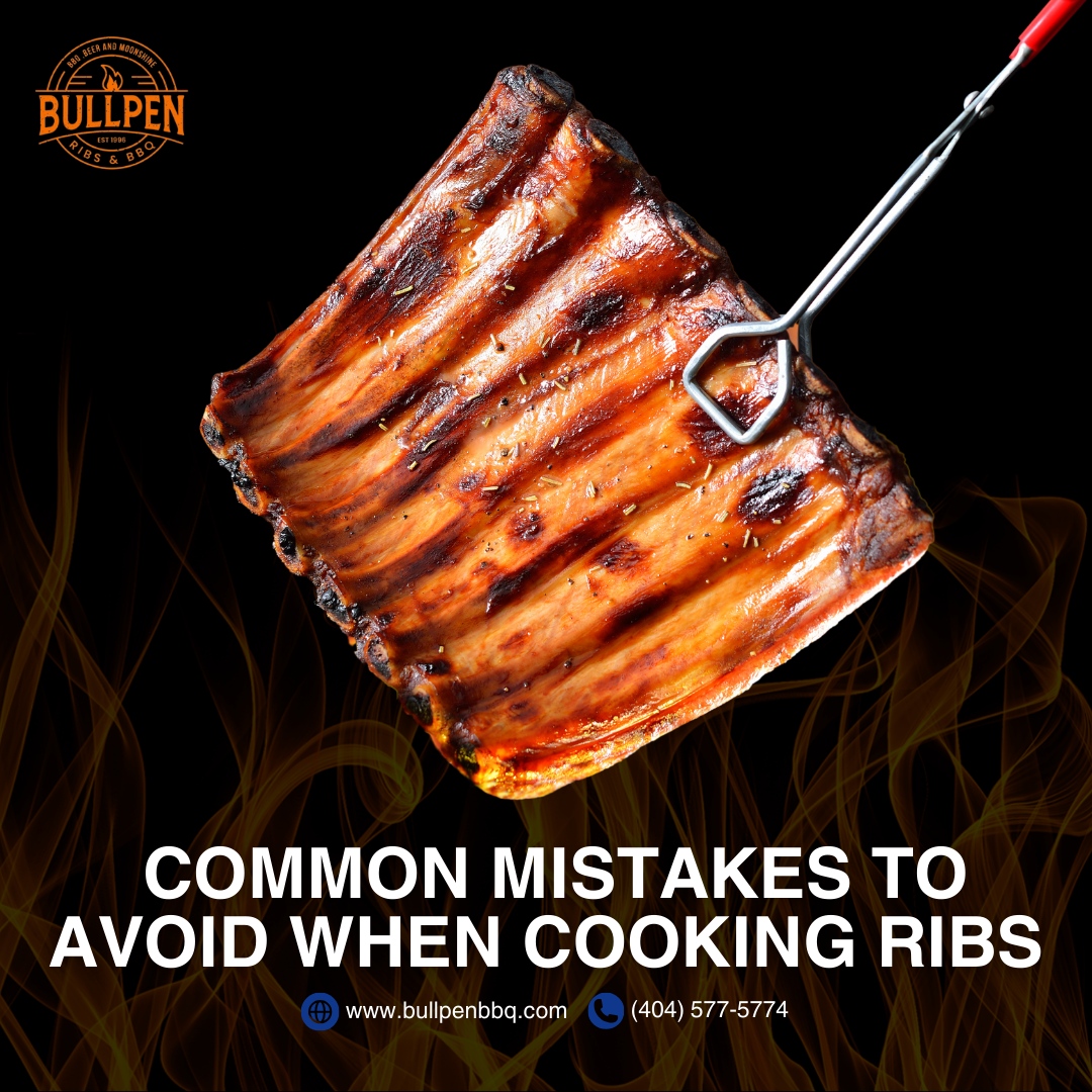 BullpenRibHouse's tweet photo. Cooking ribs should be a slow and flavorful process, but a few mistakes can ruin that juicy, fall-off-the-bone goodness. Here’s what NOT to do:

1. Skipping the membrane – Always remove the silverskin on the back for better tenderness.
2. Rushing the cook – Low and slow is the... https://t.co/44lfDMekEf