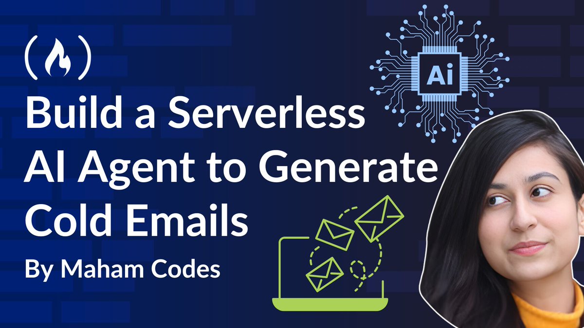 freeCodeCamp.org (@freecodecamp) on Twitter photo When you're job hunting, you'll often need to send cold emails to recruiters.
To help you streamline this process, you can create your own AI agent.
In this guide, <a href="/MahamDev/">Maham Codes 👩💻</a> walks you through integrating a Langbase serverless memory agent into a Node.js project that can then When you're job hunting, you'll often need to send cold emails to recruiters.
To help you streamline this process, you can create your own AI agent.
In this guide, <a href="/MahamDev/">Maham Codes 👩💻</a> walks you through integrating a Langbase serverless memory agent into a Node.js project that can then