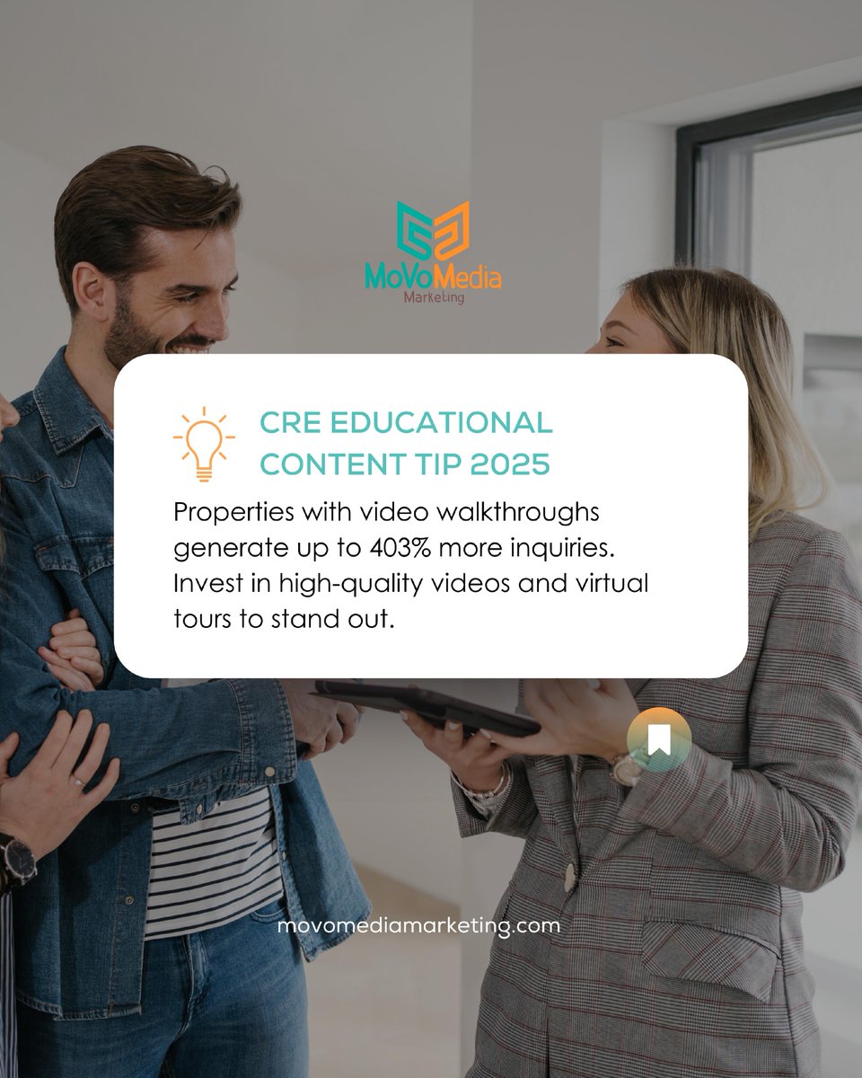 Invest in high-quality videos and virtual tours to stand out and grab your potential clients' attention. Let’s make your listings impossible to scroll past! 🌟

👉 Visit movomediamarketing.com – Ready to elevate your property marketing?